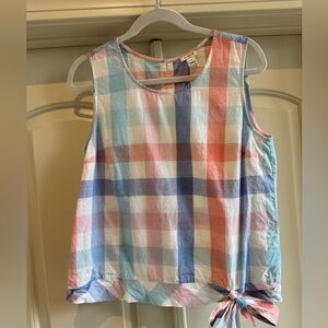 J.Crew Tank with bow detail